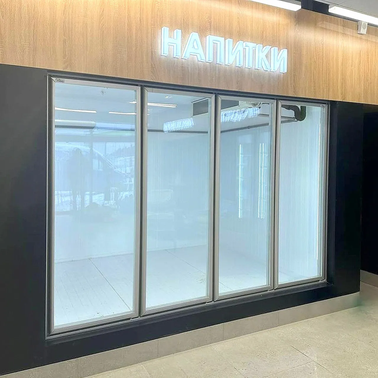 Холодильная камера для АЗС из PIR Premier 300 м²